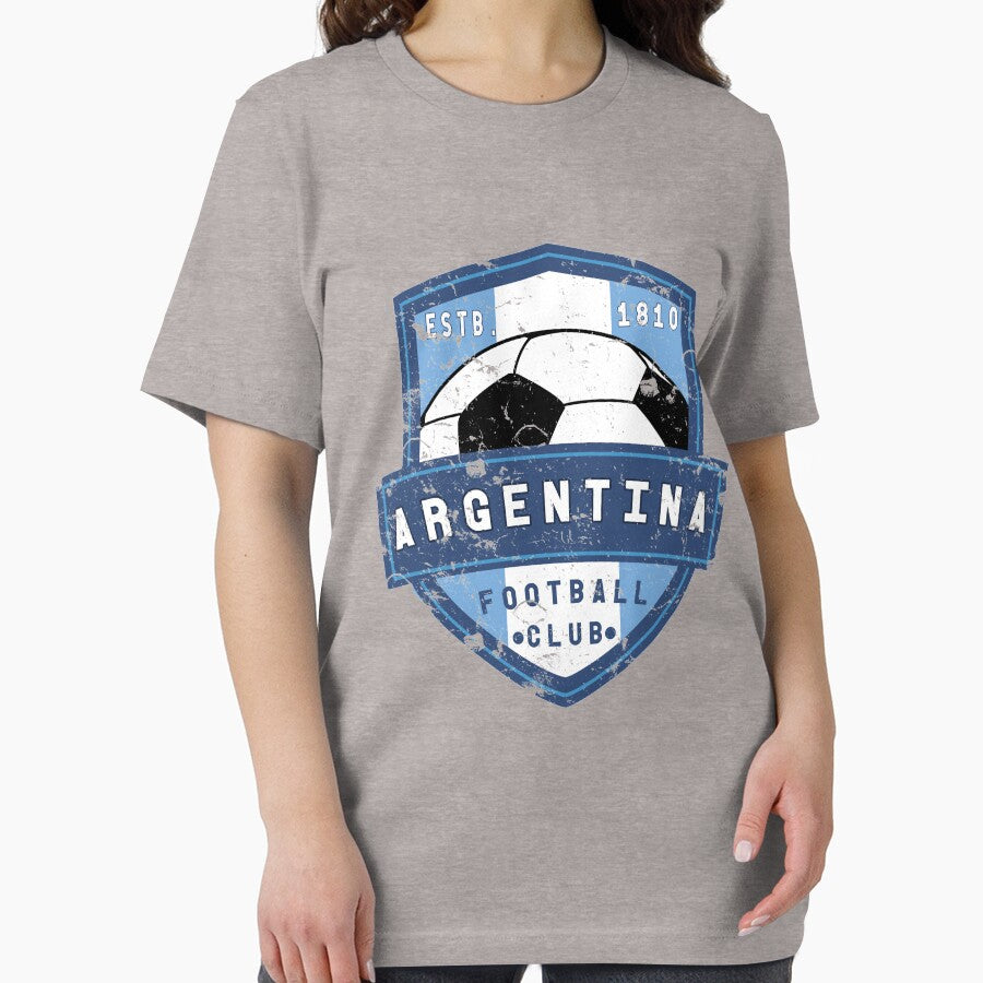 Argentina Football Club Vintage Distressed Soccer Sports Design Essential T-Shirt