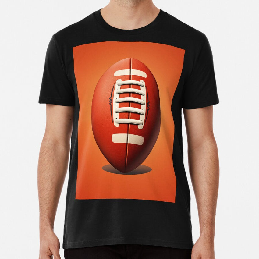 American football ball. Sports art. For the sports lover Premium T-Shirt