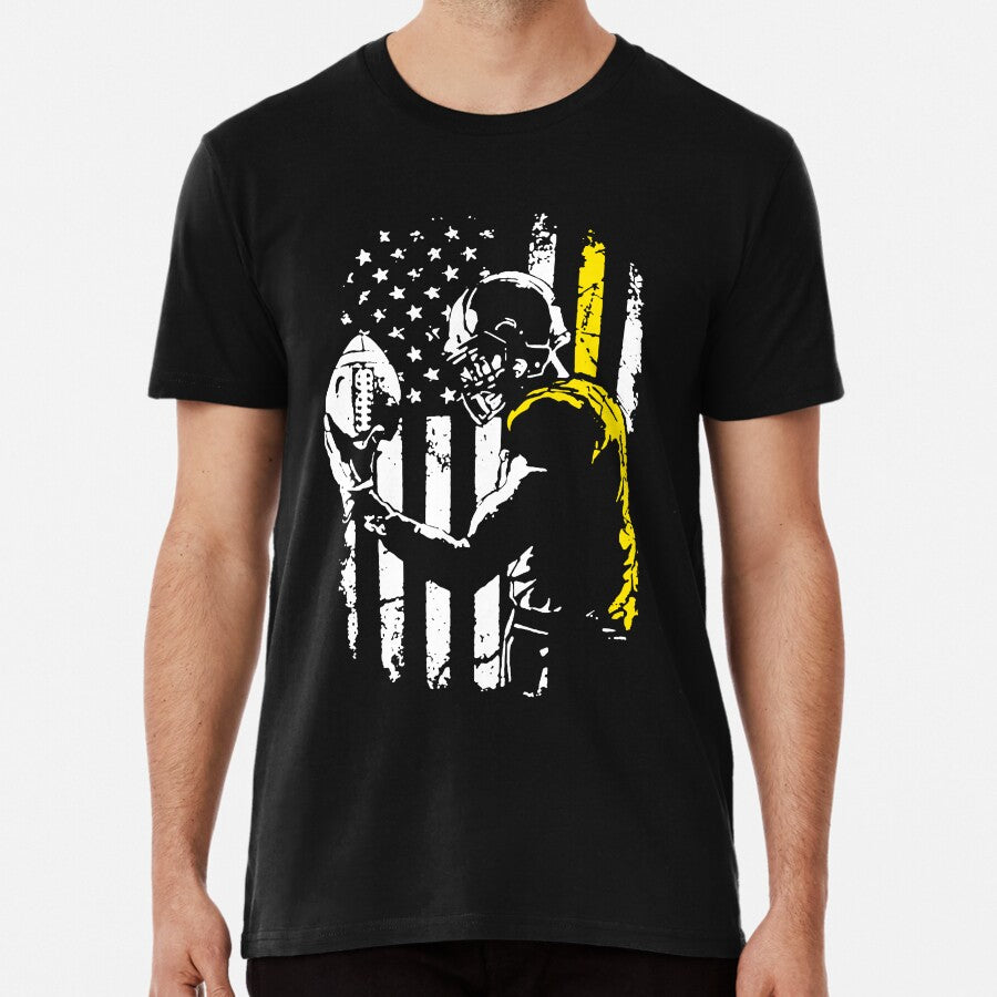 American Baseball Man Premium T-Shirt