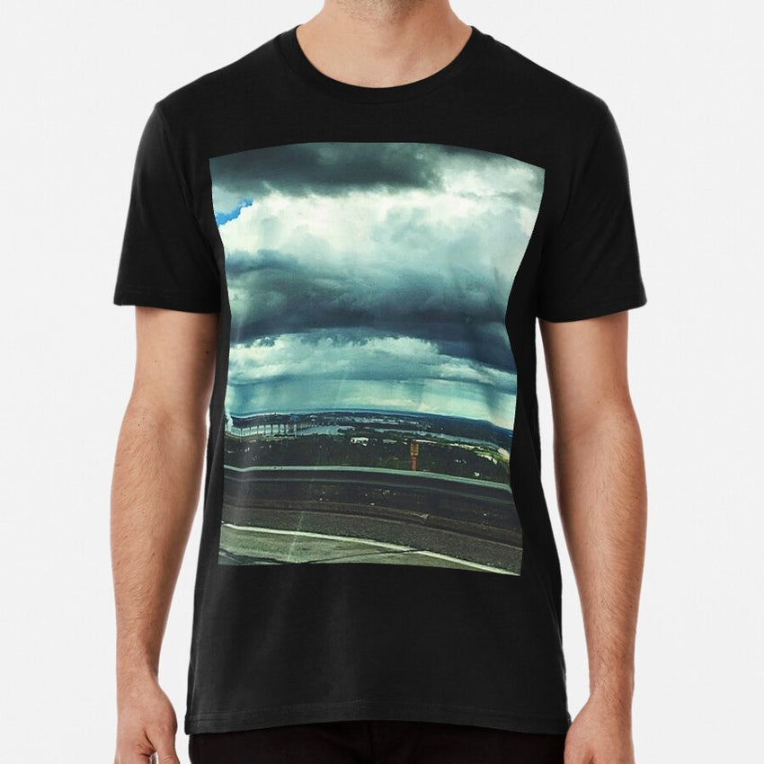 Overcast Sky in Duluth, MN Premium T-Shirt