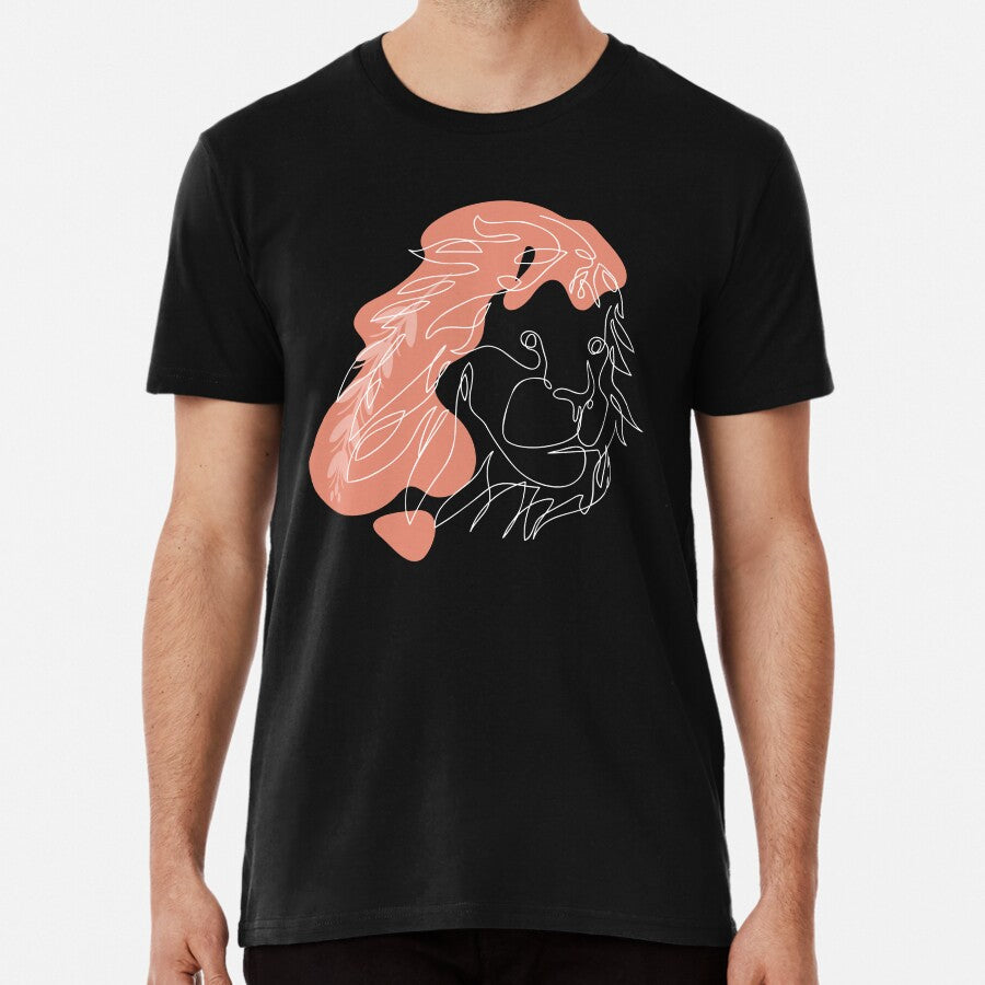 Leo Art, A Beautiful Gift For People Born Under The Leo Zodiac Sign 2 Premium T-Shirt