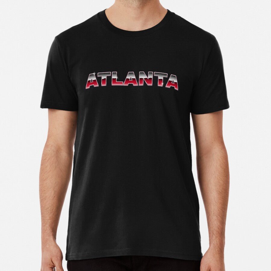 Atlanta Football Retro 80s Premium T-Shirt