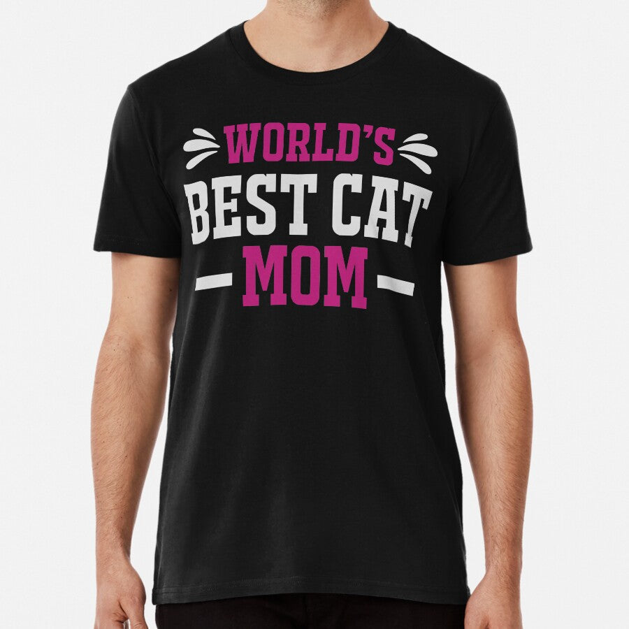 Worlds best cat MOM Premium T-Shirt