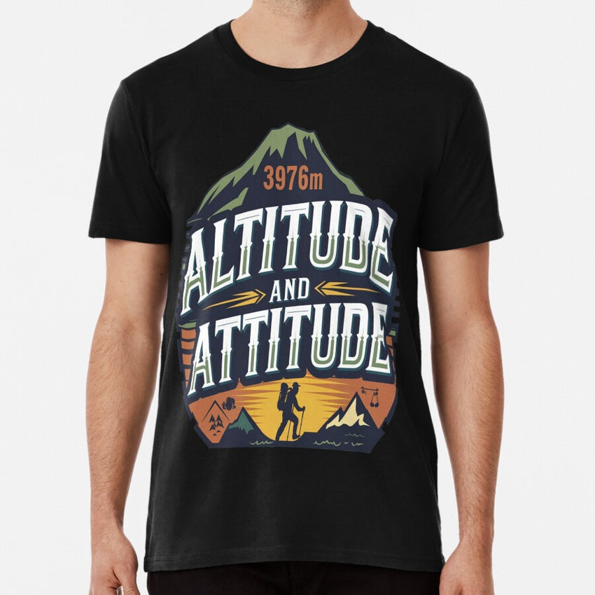 Altitude And Attitude Adventure Awaits Acatenango Premium T Shirt