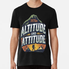 Altitude And Attitude Adventure Awaits Acatenango Premium T Shirt