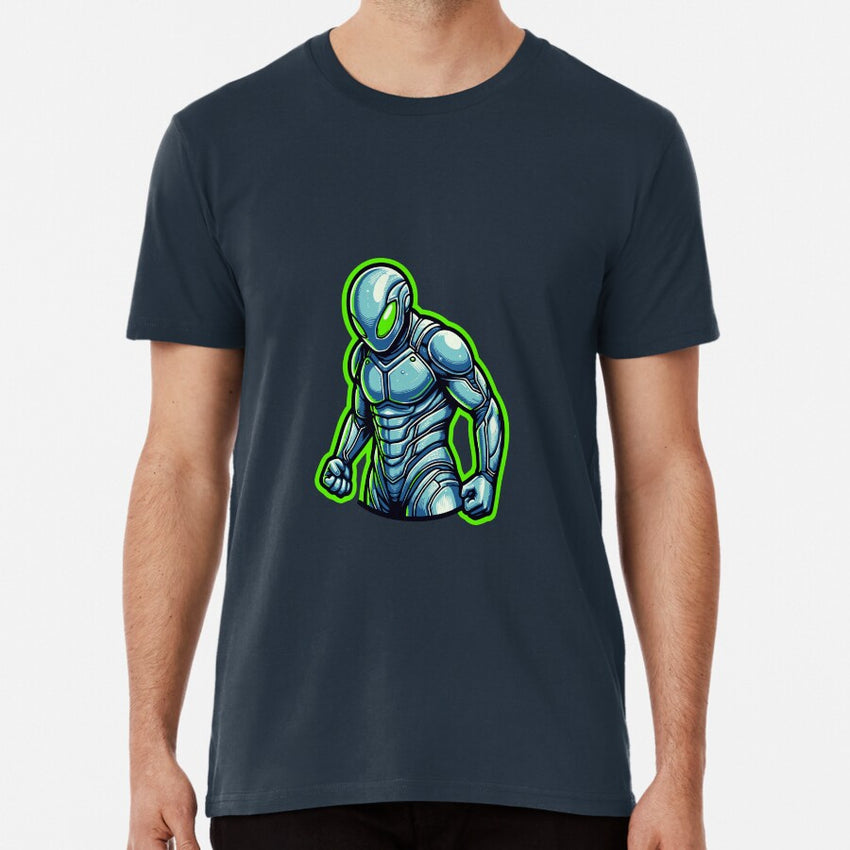 Alien Superhero Premium T-Shirt