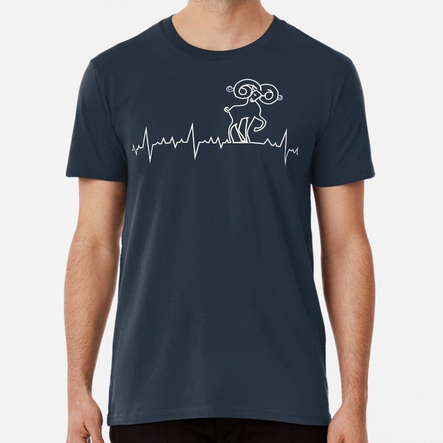 I am Aries Heartbeat zodiac astrology horoscope Premium T-Shirt