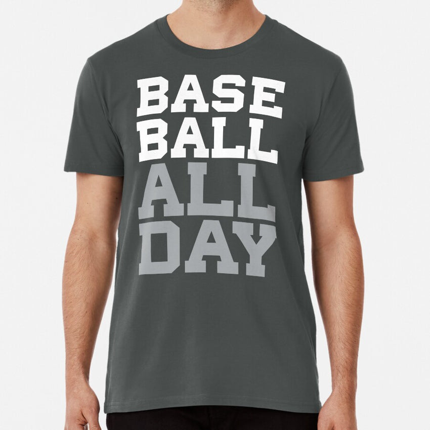 Baseball All Day - Ball Player - Baseball Player Premium print Premium T-Shirt