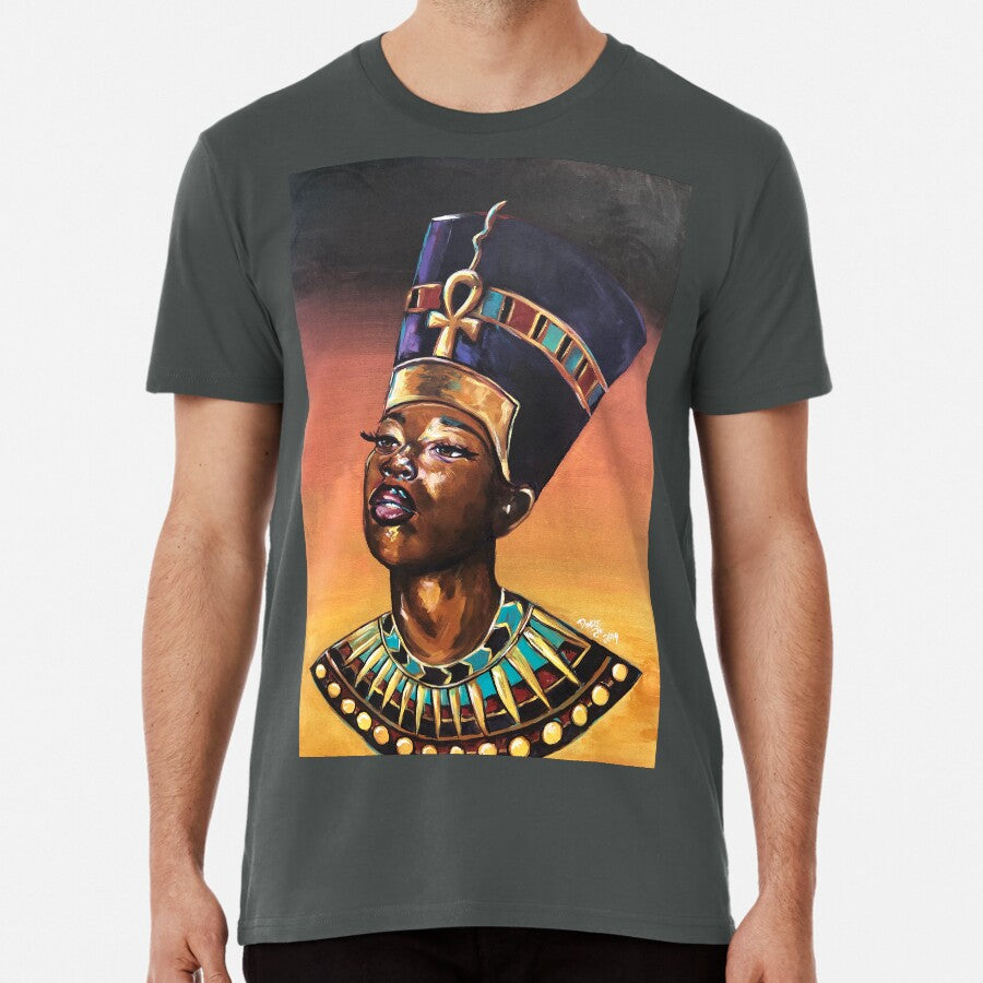Melanated Nefertiti Premium T-Shirt