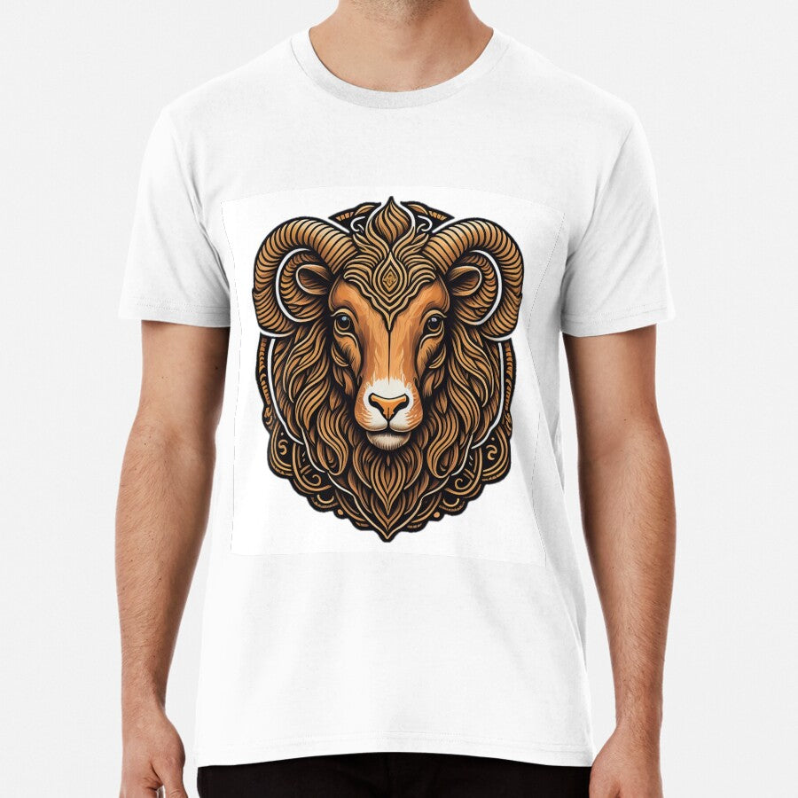 Aries Zodiac Logo Premium T-Shirt