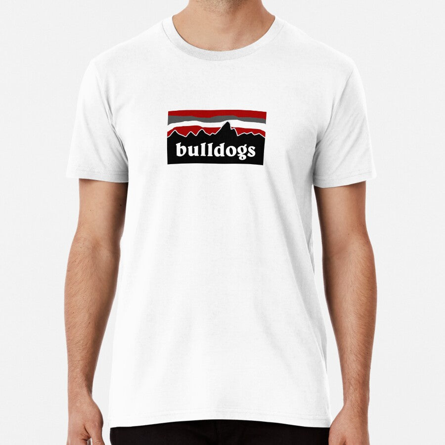 "bulldogs" mountain style Premium T-Shirt