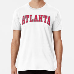Atlanta - Red & Black Premium T-Shirt