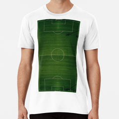 Aerial Football/Soccer Field Premium T-Shirt