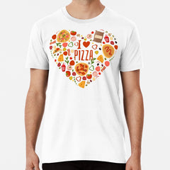 All I Need Is Love And Pizza Pizza Lover Funny Classic T Shirt Phone Cases Stickers Premium T Shirt
