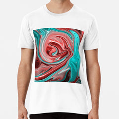 Abstract Fluid Art Premium T Shirt