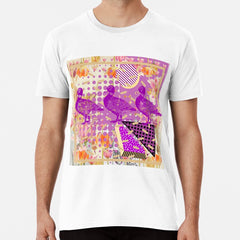 All Good Positive Vibes Modern Aesthetic Bird Duck Premium T Shirt