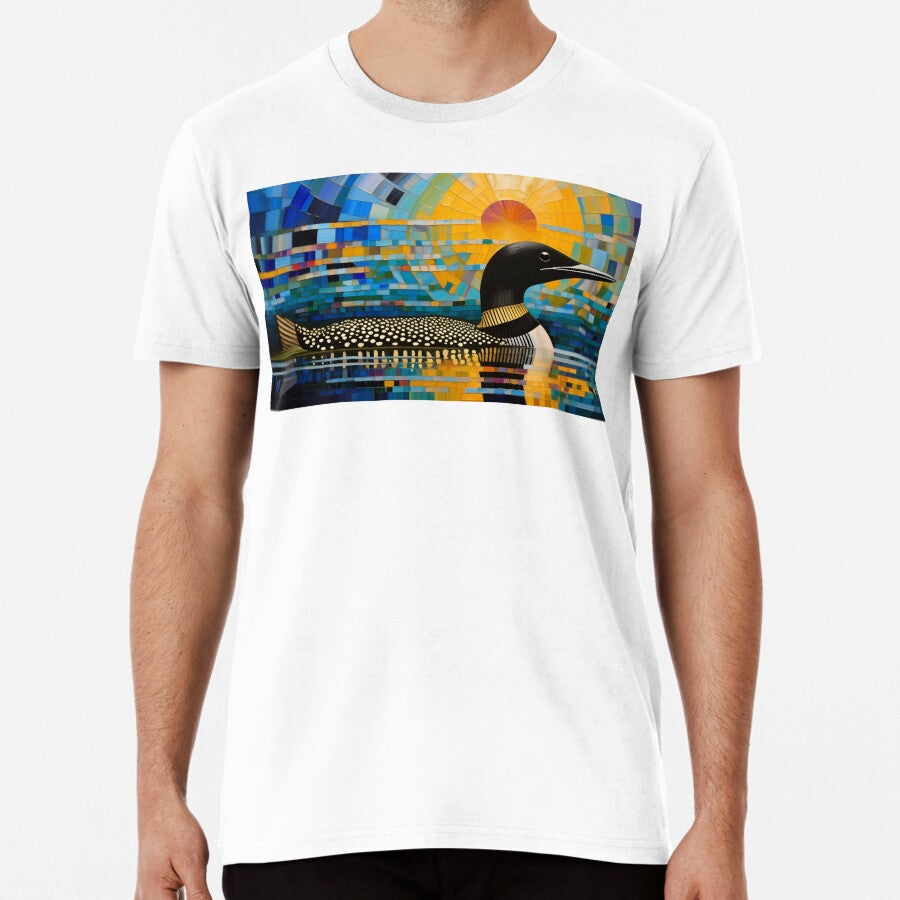 Minnesota Loon at Sunrise Premium T-Shirt