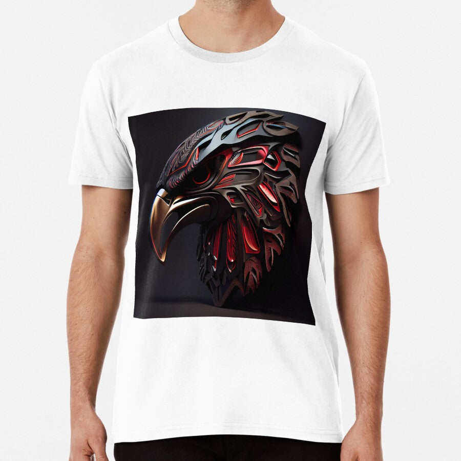 Atlanta Falcon Head Premium T Shirt