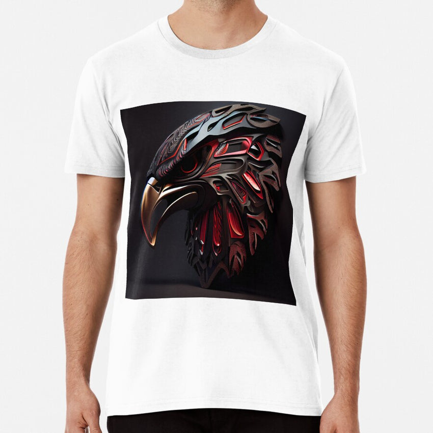 Atlanta Falcon Head Premium T Shirt