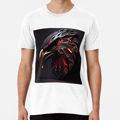 Atlanta Falcon Head Premium T Shirt