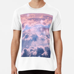Aesthetic Clouds Sky Premium T Shirt