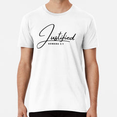 Justified Romans 51 Premium T Shirt