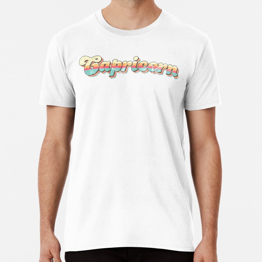 Retro Capricorn Premium T-Shirt