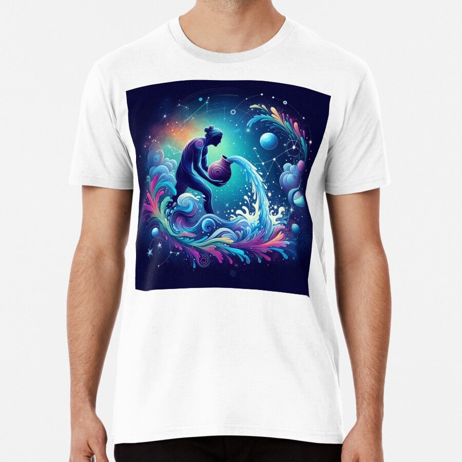 Aquarius Of The Zodiac Premium T Shirt