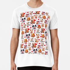 Animals Love Pizza Premium T Shirt