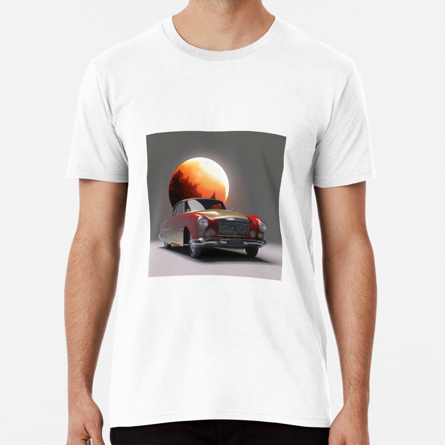 ABSTRACT SPORTS CAR ART Premium T-Shirt