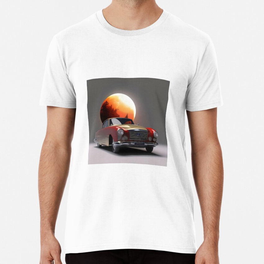 ABSTRACT SPORTS CAR ART Premium T-Shirt