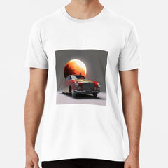 ABSTRACT SPORTS CAR ART Premium T-Shirt