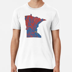 Abstract Minnesota State Premium T Shirt