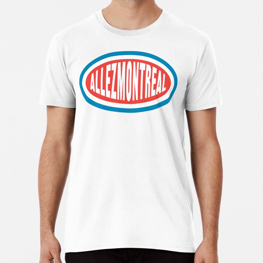 Allez Montreal | Oval | Red Premium T-Shirt