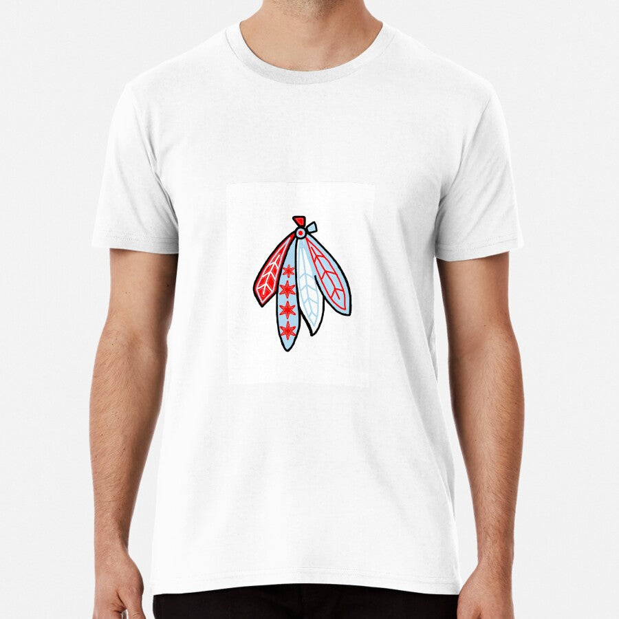 Chicago Blackhawks Feathers Premium T-Shirt