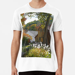 Autumn Scene In Taylors Falls Mn Premium T Shirt