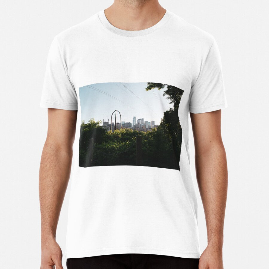 Minneapolis Minnesota Skyline-MPLS Premium T-Shirt