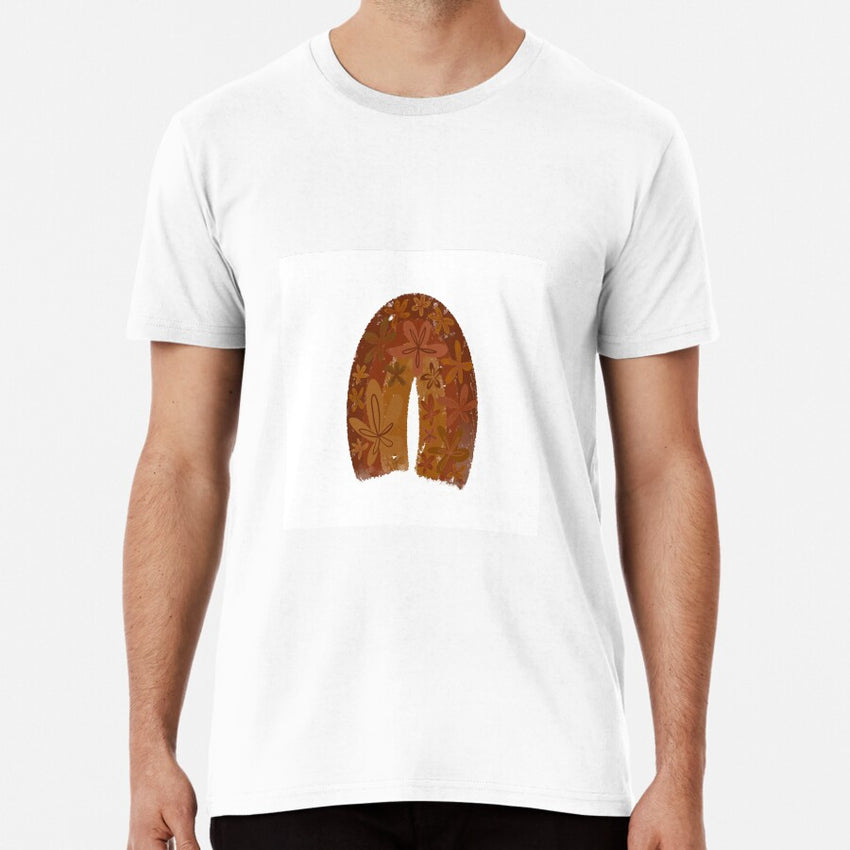 Retro Flower Power Rainbow Premium T-Shirt