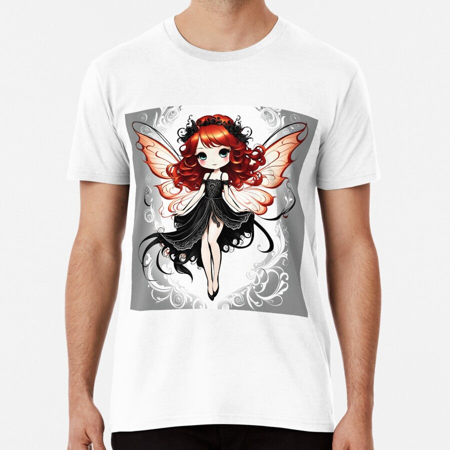 Chibi Cartoon Fairy 1 Premium T Shirt