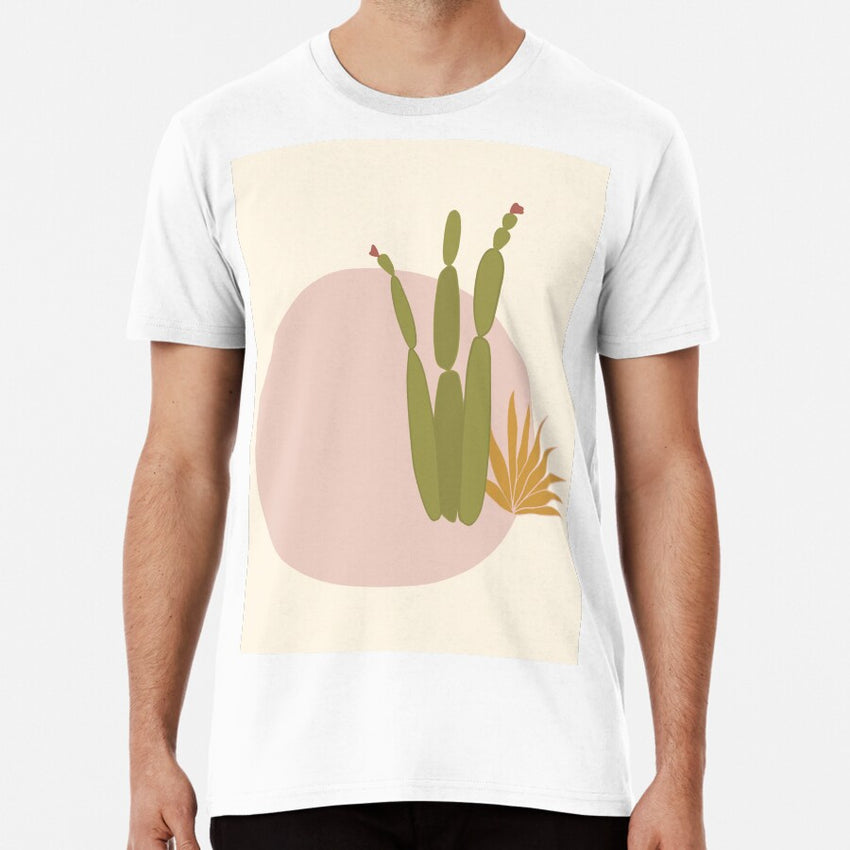 Abstract Succulents Art Premium T Shirt