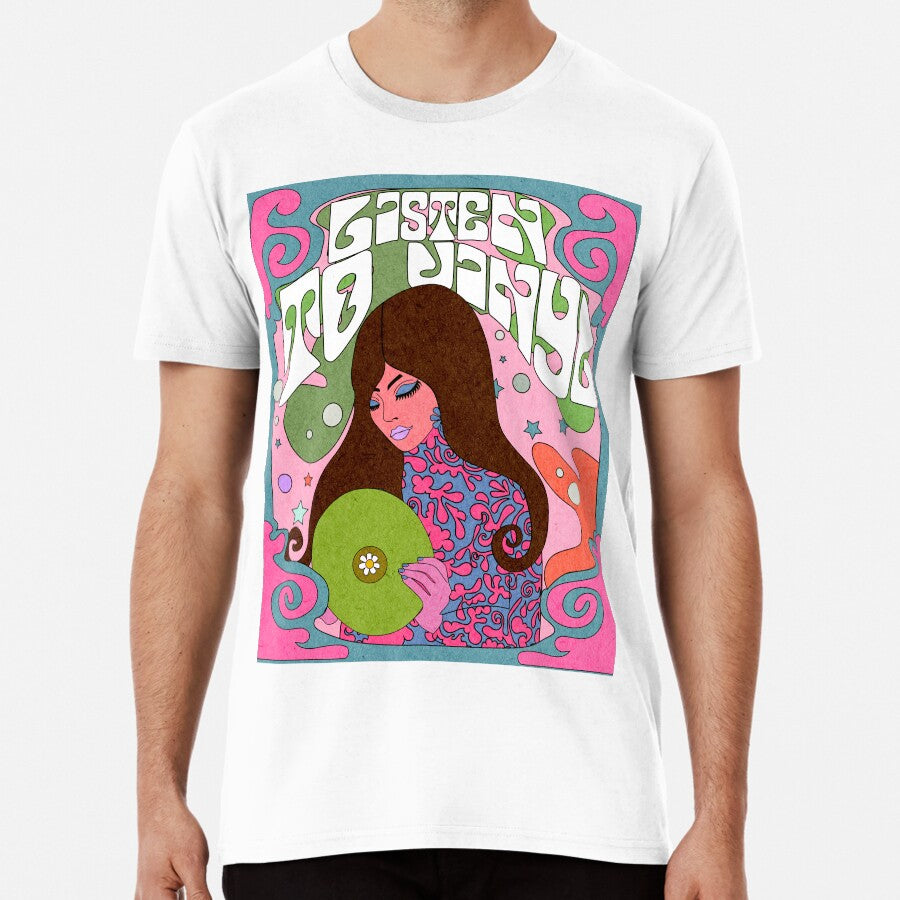 LISTEN TO VINYL Premium T-Shirt