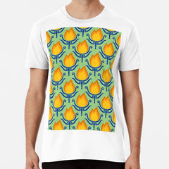 Retro aesthetic tulip Premium T-Shirt