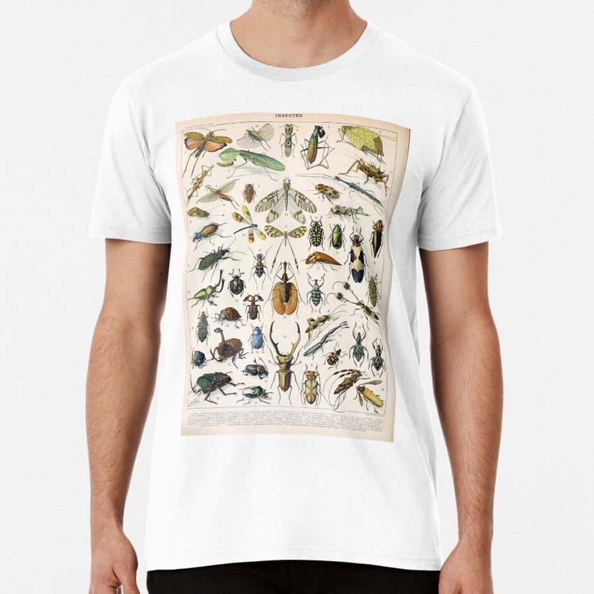 Adolphe Millot Illustrations Of Insects Premium T Shirt