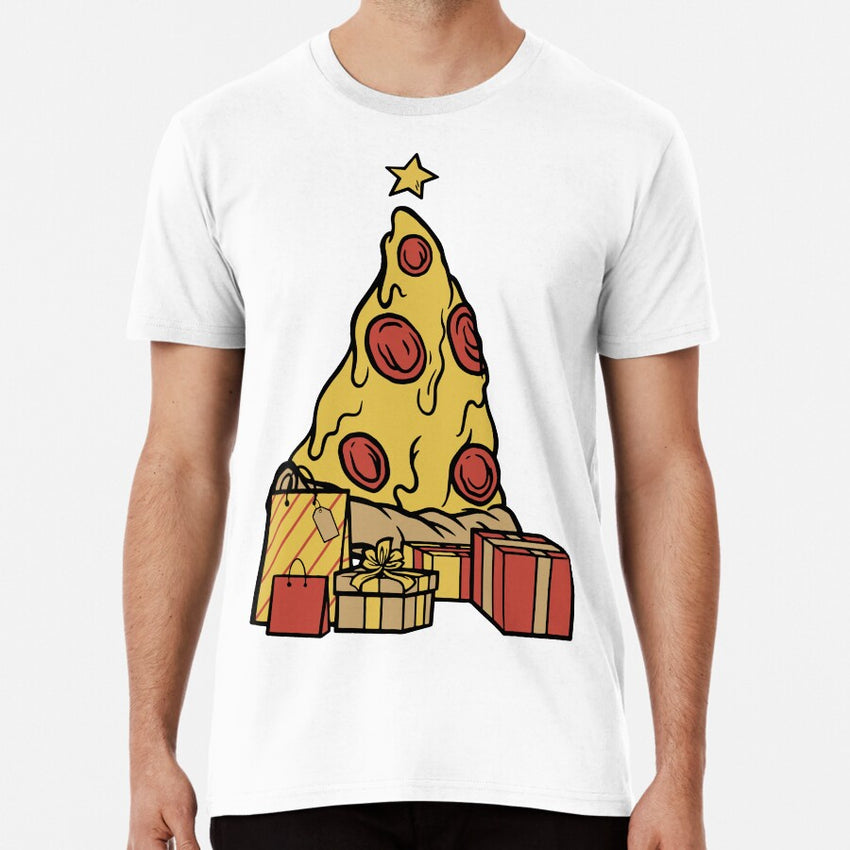 Pizza Christmas Tree Premium T-Shirt