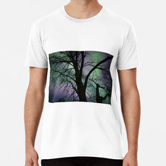 Aurora Through The Trees Premium T Shirt