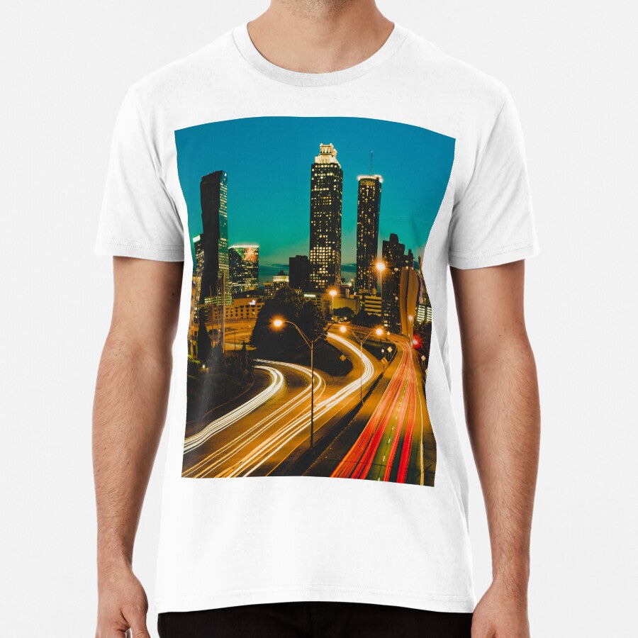 Atlanta Georgia City Lights Premium T-Shirt