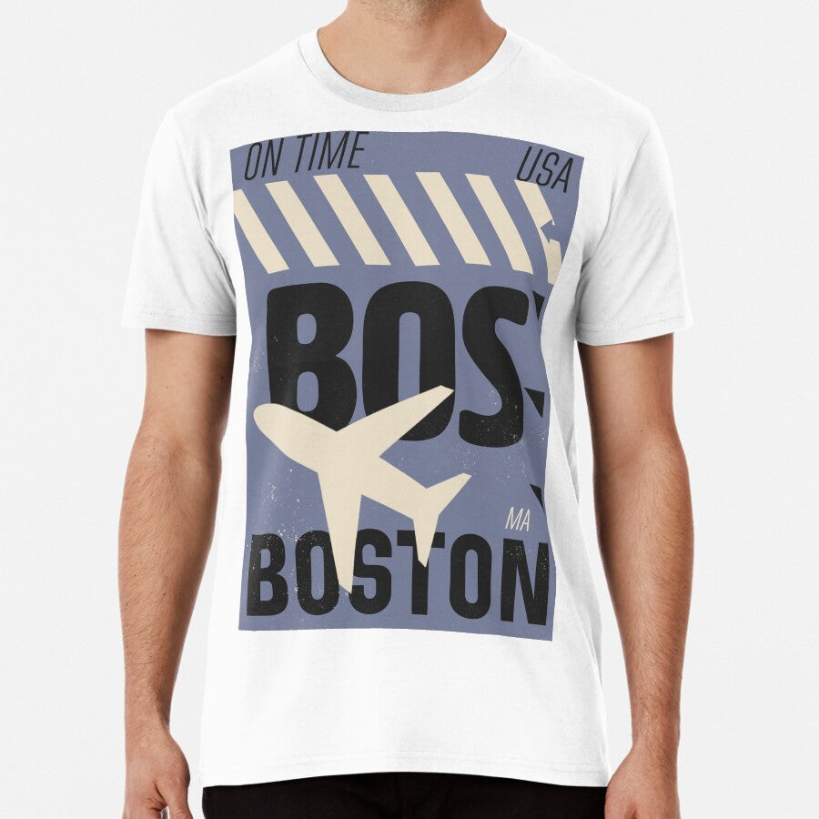 Airport code sticker 4 Premium T-Shirt
