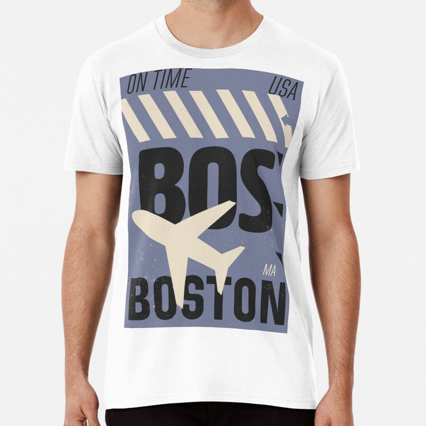 Airport code sticker 4 Premium T-Shirt
