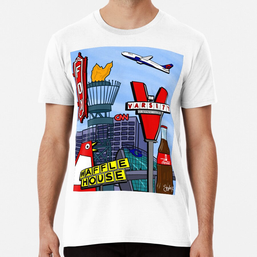 Atlanta Collage Premium T Shirt