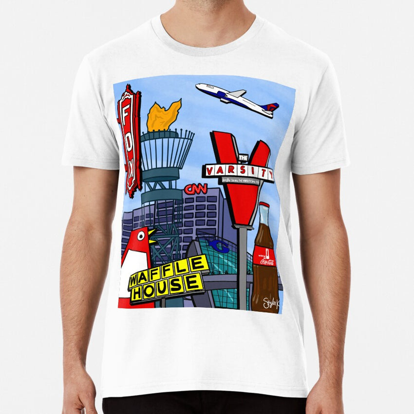 Atlanta Collage Premium T Shirt